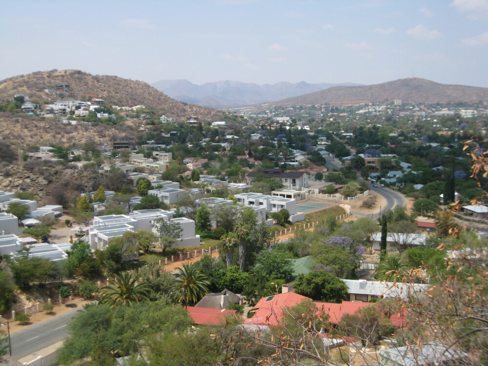 <b>NORGE AVD. AFRIKA:</b> Windhoek var Tyskernes hovedstad i Namibia, helt sør i Afrika. Et passe sted å dyrke råvarer og selge norske varer, mente den norske topp-diplomaten Fritz Wedel Jarslberg.