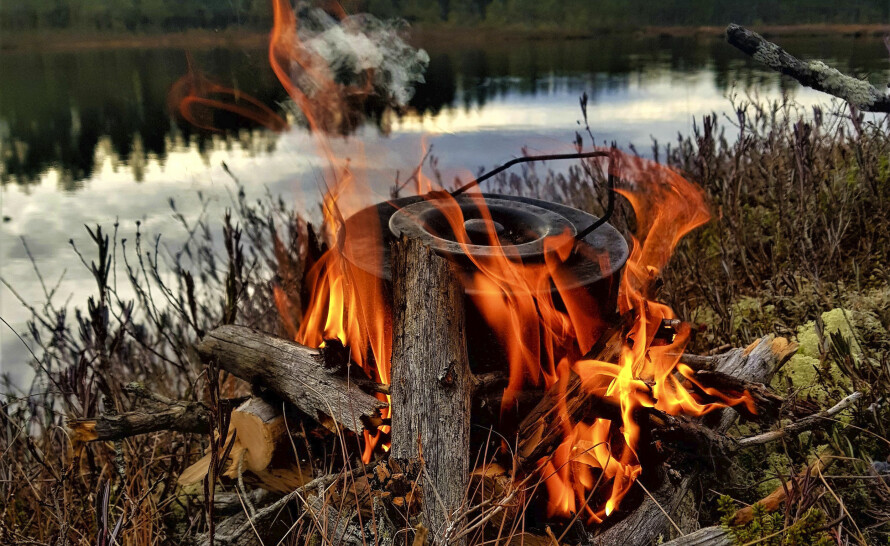 MAGISK: Et bål er god «medisin» for kropp og sjel