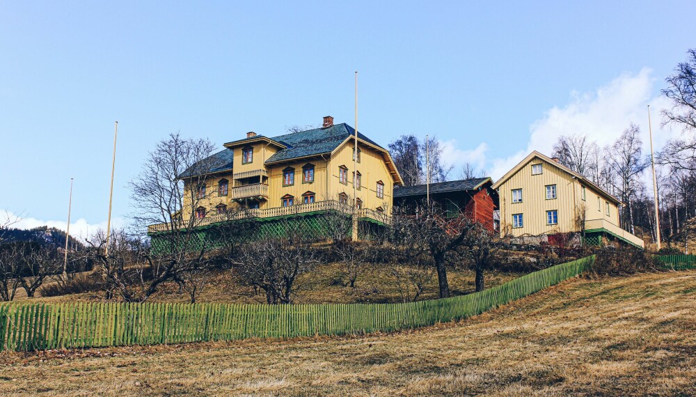 NAZI-REIR: Bjørnstjerne Bjørnsons sønn gjorde dikterhøvdingens gård Aulestad om til nazireir.