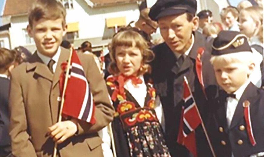 GOD STØTTE: Selv om mange så på henne som et annerledes barn, hadde Audhild et nært og godt forhold til foreldrene.