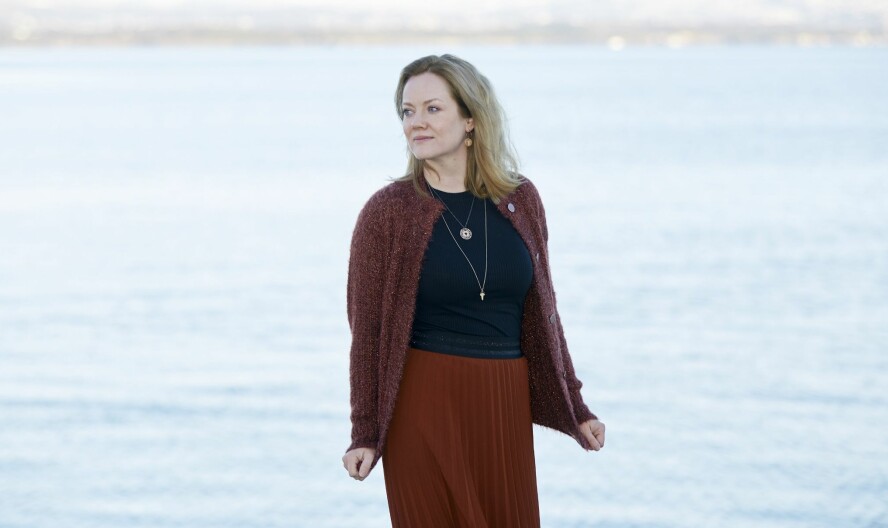 OKSEN: Varemerket og symbolet til Line er oksen. Hun opplever at oksen treffer noe i folk.