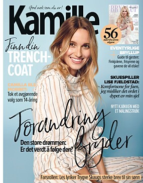<b>I nyeste utgaven av Kamille</b> er det Isabelle Ringnes som er intervjuet i Ærlig Talt-spalten.