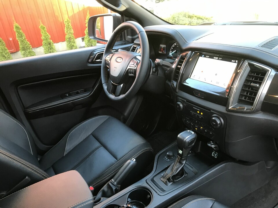 LITT MUSTANG: Automatgiret med 10 trinn brukes også i den digre pickupen Ford F-150 og i nye Ford Mustang.