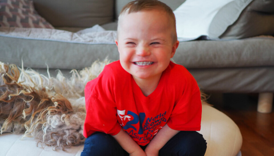 MAGNUS ER BEST: Storebror Brynjar er helt klar på at Magnus er den aller beste gutten med Downs syndrom som finnes!