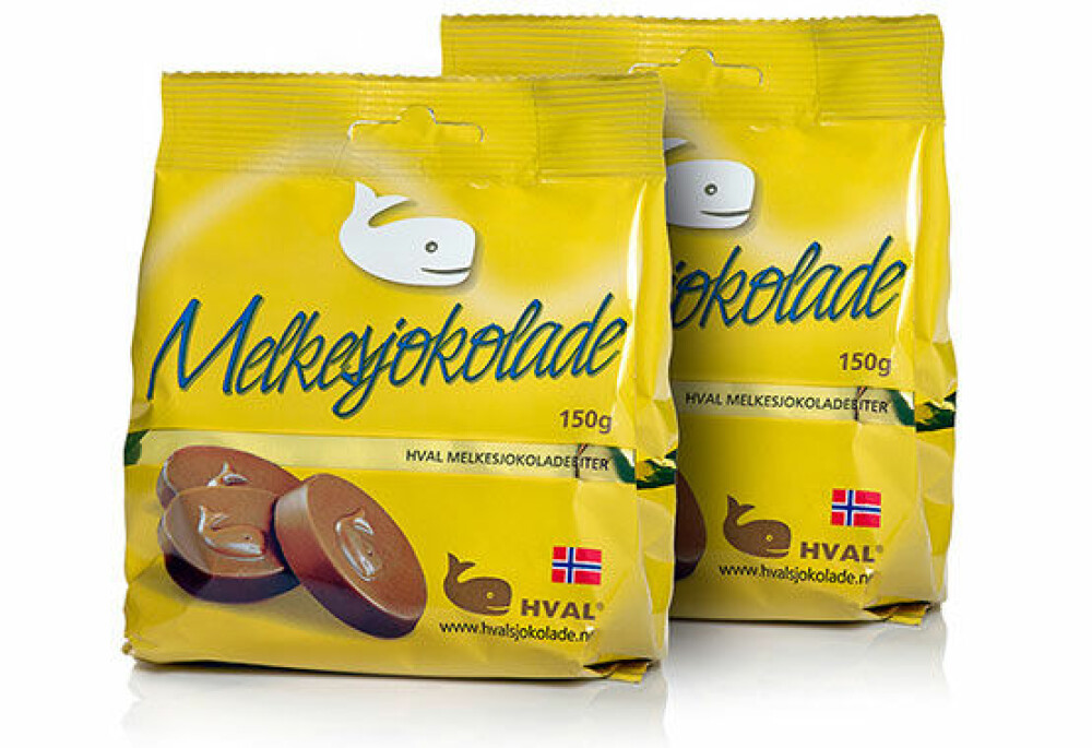 <b>HVAL MELKESJOKOLADE: </b>Panelet fra Villmarksliv falt ikke for melkesjokoladen fra Hval<b>.</b>