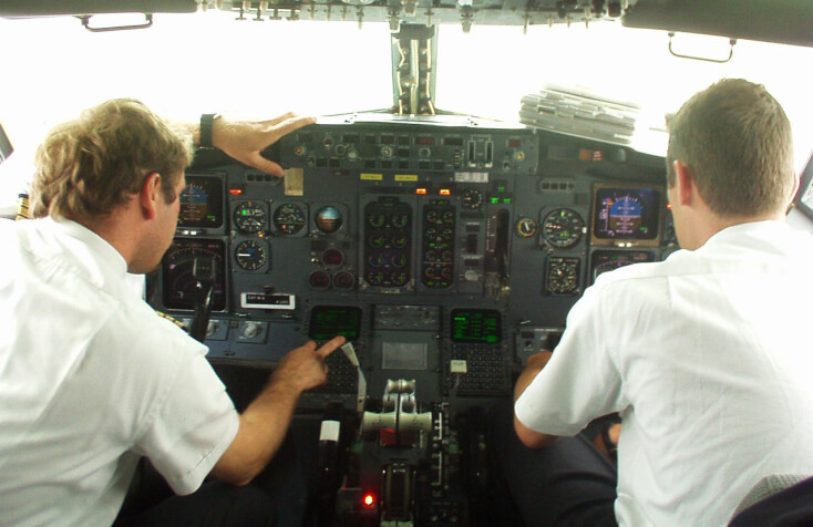 Ingen visste at en av pilotene på bildet ikke var ekte