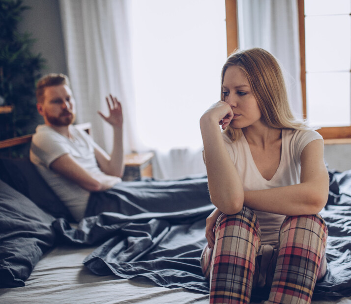 KREVENDE: Det kan være vanskelig å få sexlivet til å fungere i en kriseperiode som den vi er inne i nå. Men ved hjelp av forståelse, albuerom og litt kreativitet er det også fullt mulig, tror ekspertene.