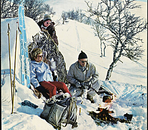 PRAKTPÅSKE:: Slike bilder fra påsken 1966 lokket folk til fjells året etter.