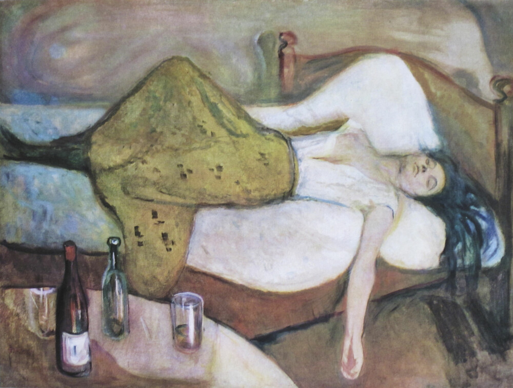 <b>DAGEN DERPÅ:</b> I 1894 malte Edvard Munch dette bildet, som fikk tittelen «Dagen derpå». Maleriet utløste voldsomme reaksjoner da det ble vist frem.