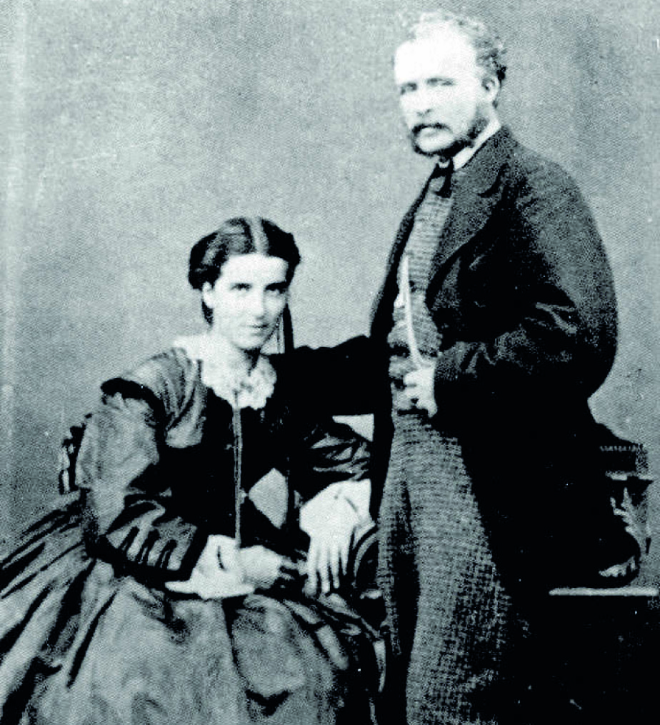 <b>FØRSTE EKTESKAP:</b> Amalies ekteskap med den ni år eldre sjøkapteinen August Müller førte til to sønner. 