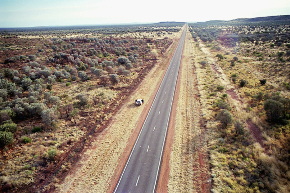 <b>OVERFALT I BUSHEN:</b> Her, langs Stuart Highway i bushen som i Australia gjerne kalles outback, forsvant Peter Falconio. Ble han drept? 