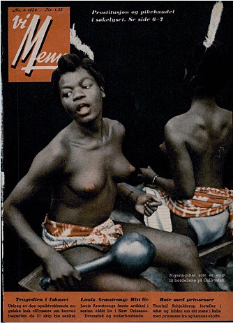 <b>EKSOTISK:</b> Jenter fra fjerne himmelstrøk kunne vise bryster på coveret av Vi Menn.