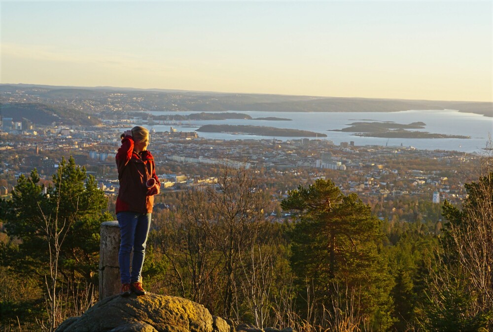 <b>PRAKTFULL UTSIKT:</b> På Vettakolltoppen har du utsikt over hele Oslo og øyene uti fjorden. Mange turister finner veien opp hit. (Foto: Visit Norway)