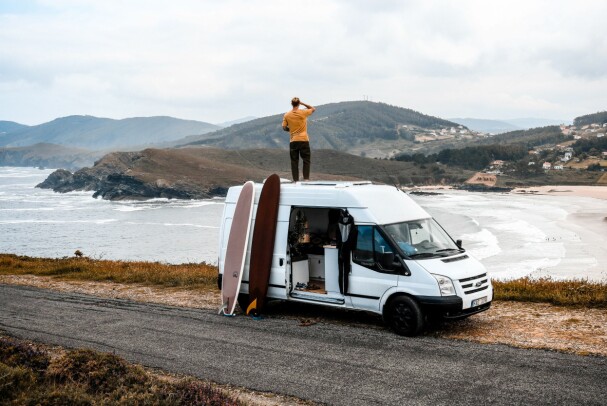 I SPANIA: Sommeren 2018 kjørte paret Wanda the Van langs kysten av Spania. Her fra Galicia i nordvest.