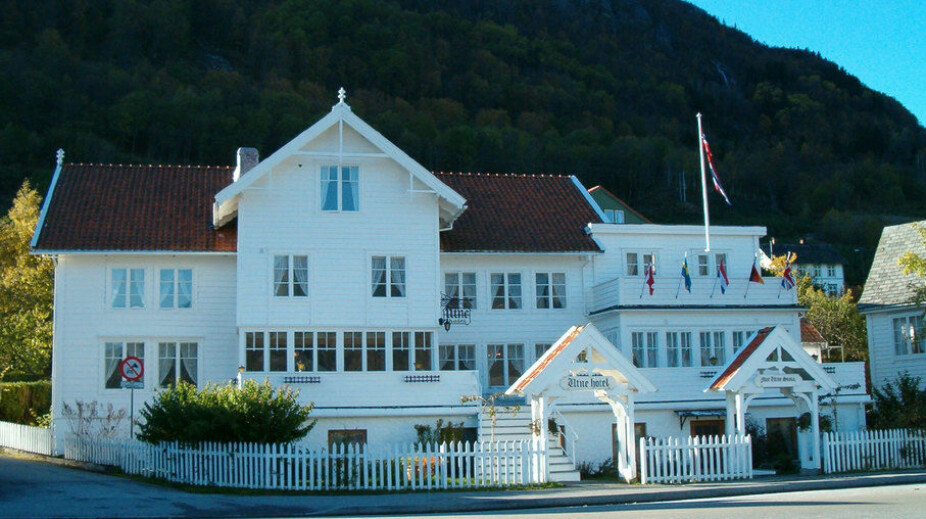 <b>HARDANGER:</b> Utne Hotell er Norges eldste hotell i kontinuerlig drift.