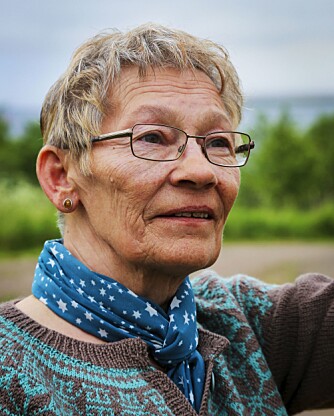 <b>OBSERVERTE:</b> Messepike Esther Stina (70) var øyenvitne da losen kom ravende full om bord.