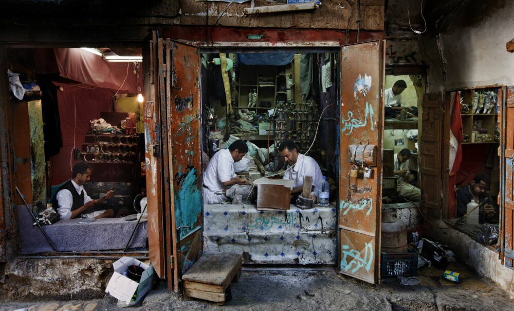 JEMEN: Knivfabrikken i Sanaa gjorde inntrykk på fotografen.