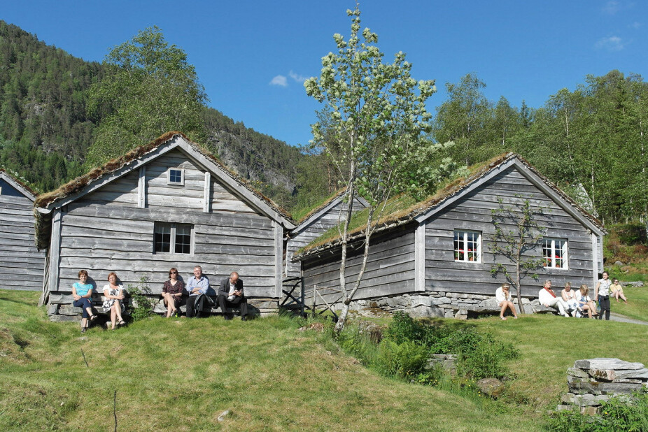 <b>TURMÅL:</b> Sunnfjord Museum har klyngetun og vakker urtehage.