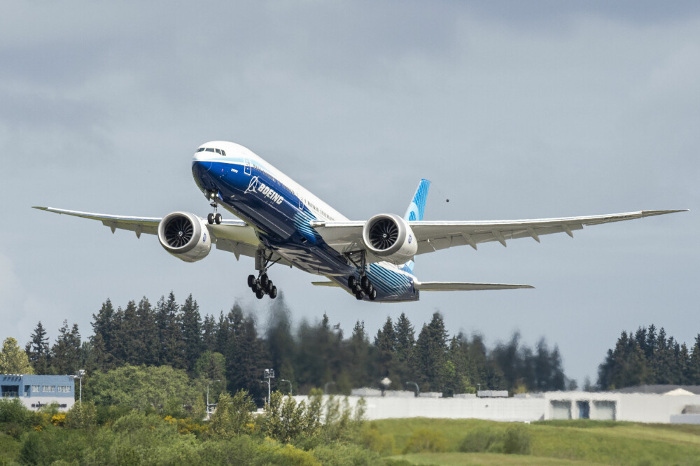 <b>NUMMER 2:</b> Boeing skal gjennomføre tester med fire versjoner av 777X. 30.april gjennomførte selskapet en vellykket test med WH002, de andre av de gigantiske passasjerflyene.