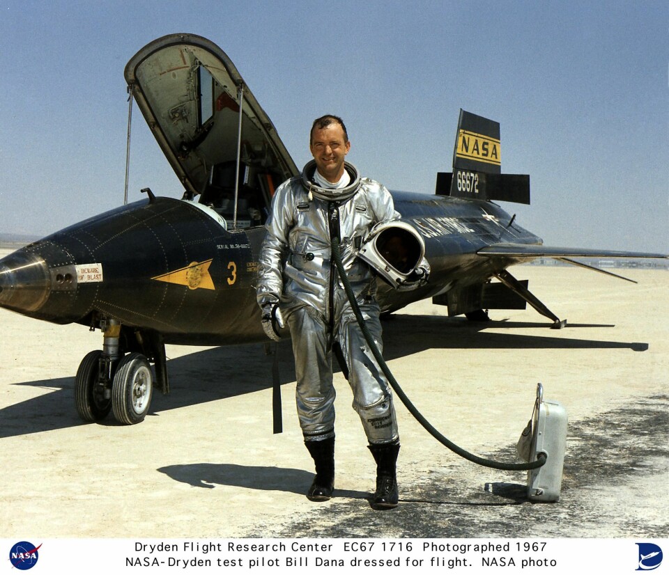 X-15: Testpilotene som fløy rakettflyet X-15 på 1960-tallet er de raskeste uten romfartøy.