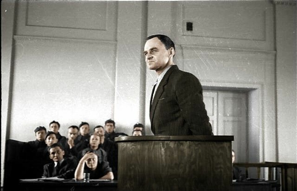SUMMARISK RETTSSAK: Kommunistene klarte det nazistene ikke klarte; å få fanget og dømt Witold Pilecki. Her under rettssaken.