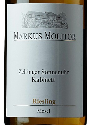 HVITVIN: Molitor Zeltinger Sonnenuhr Riesling Kabinett 2018.