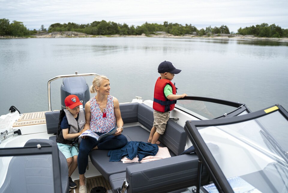 FAMILIEIDYLL: Den nye daycruiseren satser på bevegelsesfrihet og fleksible løsninger for store og små.