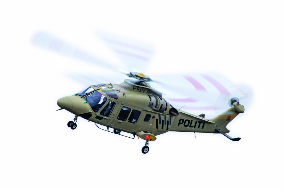 AW169: Norge er godt kjent med rotor-fremkomstmiddel fra det italienske selskap Leonardos helikopterdivisjon, AugustWestland. Politiet benytter AW169.