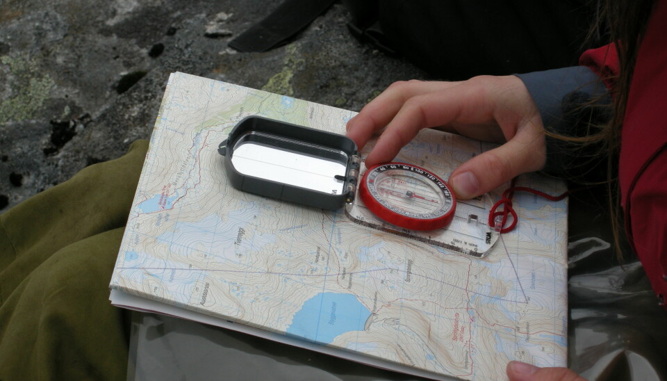 KOMPASS: Kjekt å ha om du kan det, men ikke nødvendigvis et absolutt nødvendig hjelpemiddel på tur, mener Geir Aker.