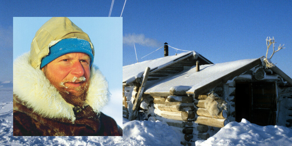 <b>FANGET:</b> I denne hytta var Kjell Reidar Hovelsrud fanget av en isbjørn i tre timer.