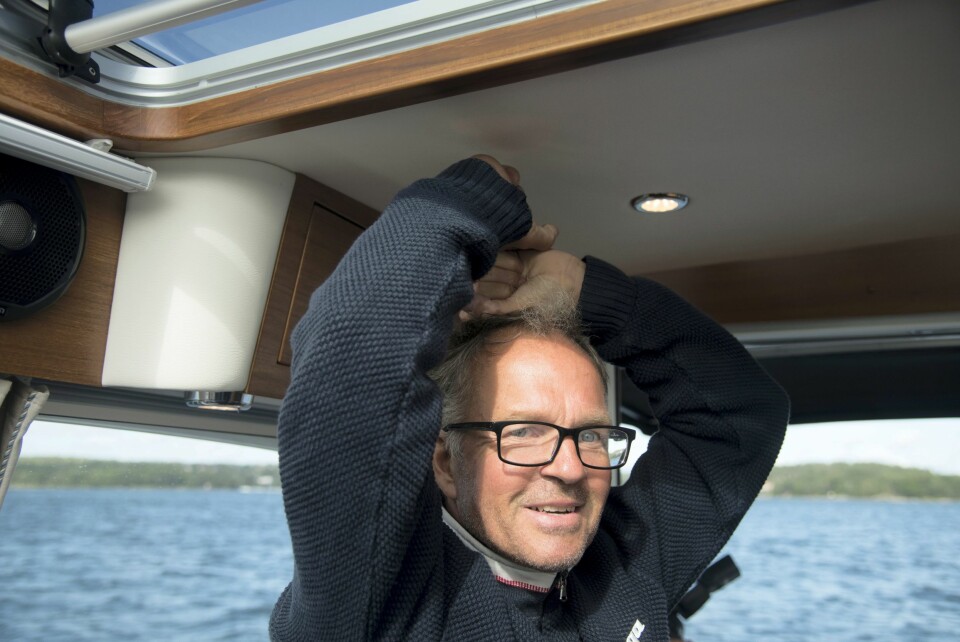 TAKHØYDE: I Saga kan du nærme deg to meter uten å stange i salongtaket.