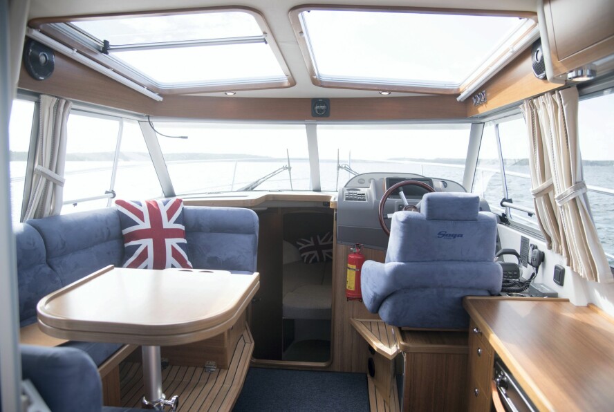 LYST: Store vinduer og takluker gir luftig følelse i Saga.