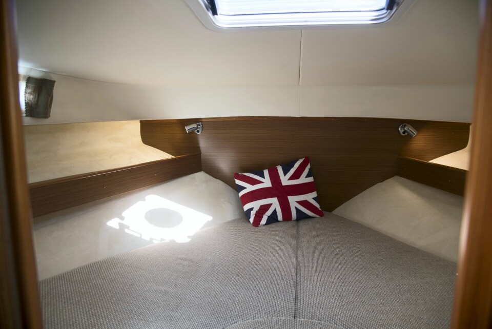 FORKABIN: Saga har i større grad prioritert plassen i stikkabinen.