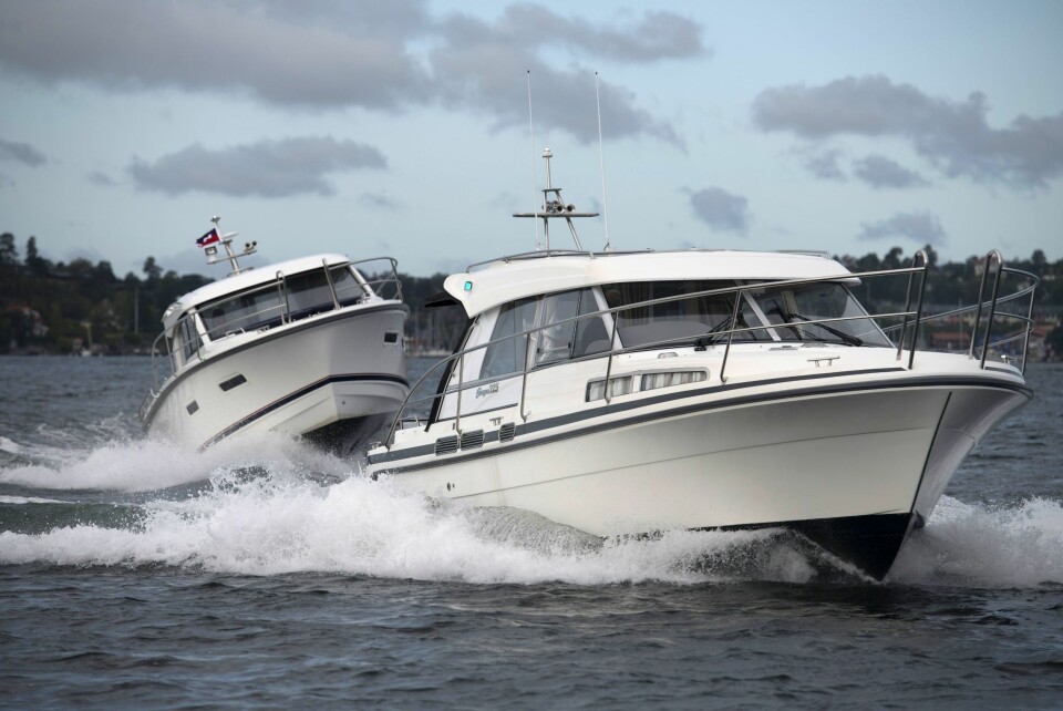 KNEPEN SEIER: Saga sniker seg foran Nimbus takket være med robuste sjøegenskaper og bedre salongløsning.