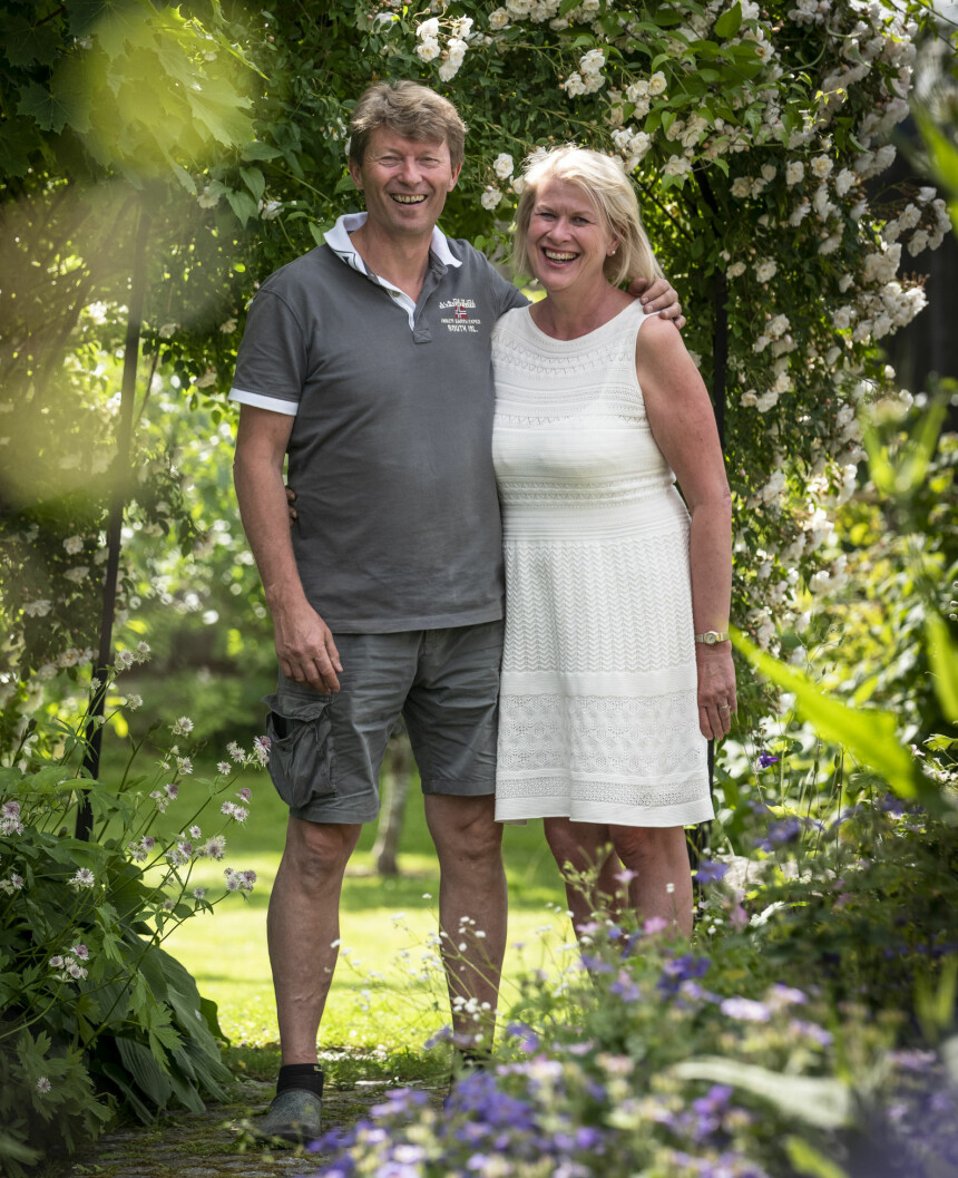 <b>STOR JOBB: Ingeborg og Petter har forandret alt i hagen de kjøpte for 25 år siden.</b>