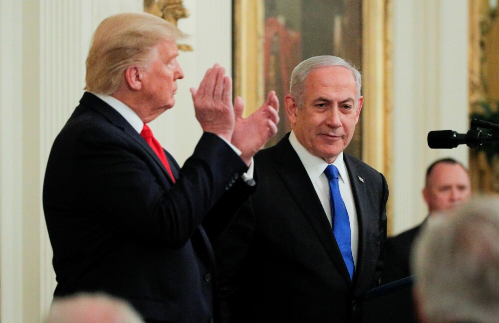 <b>ARKITEKT:</b> Det er i store trekk Benjamin Netanyahus ønsker som ligger bak president Donald Trumps fredsplan for Midtøsten fra januar i år. Planen møter stor motstand i det internasjonale samfunnet, og i Israel.