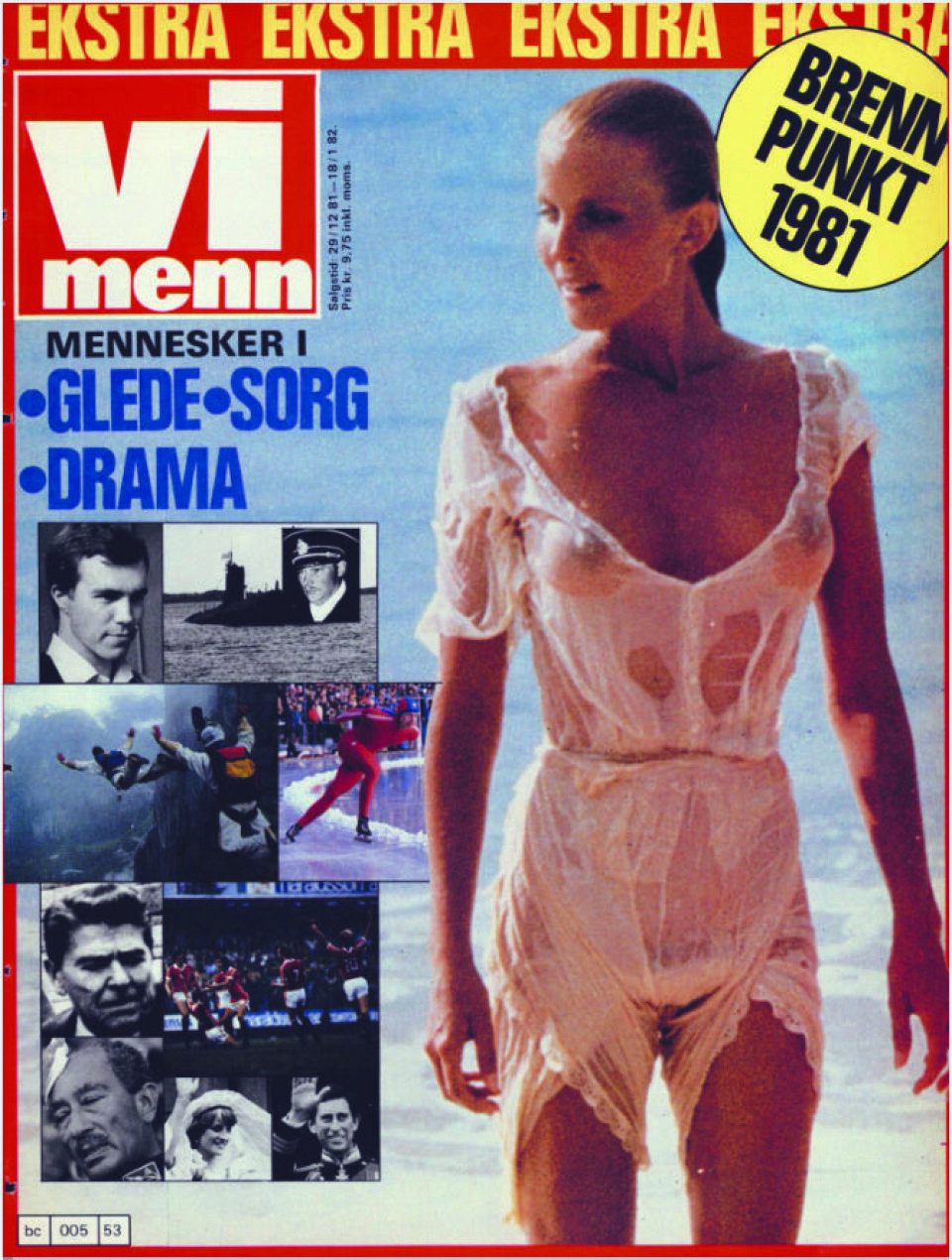 ÅRETS DEILIGSTE: Bo Derek på coveret.