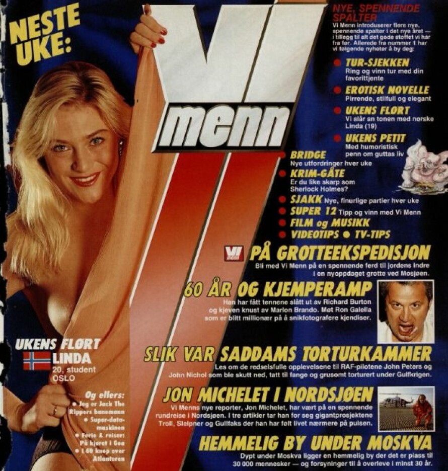 NORSK MODELL: Studenten Linda skulle sparke i gang den nye spalten «Ukens flørt».