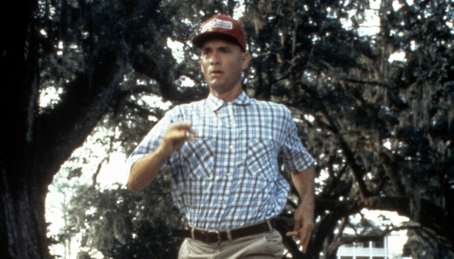 TIDEN LØPER FORT: En ung Tom Hanks i den udødelige rollen som Forrest Gump i filmen med samme navn fra 1994.