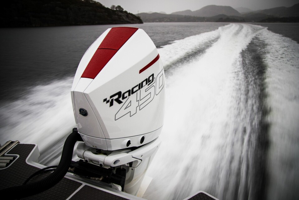 TOPPMODELL: Den kompressormatede V8-motoren gir 450 hk, det blir spennende å se hva Nordkapp kan bruke den til.