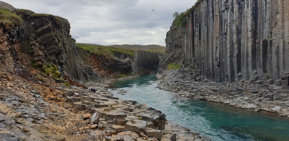 NATURENS UNDER: De fantastiske klippeformasjonene Studlagil i Jökuldalur.