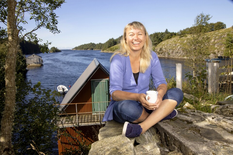 SØVÅGEN: Det blir ikke vakrere enn norsk natur og en boblende, forelsket jente.