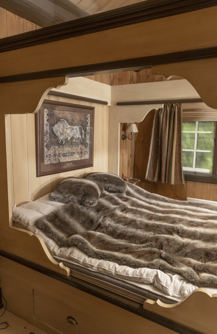 GJESTEROMMET: Nei da, det er ikke Bennys rom, men hvor de heldige gjestene får sove.