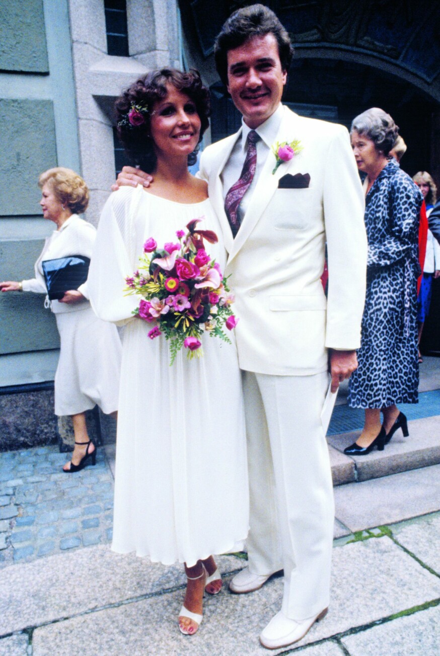 LYKKELIG: 34 år fikk de sammen som mann og kone, Benny og Liv.