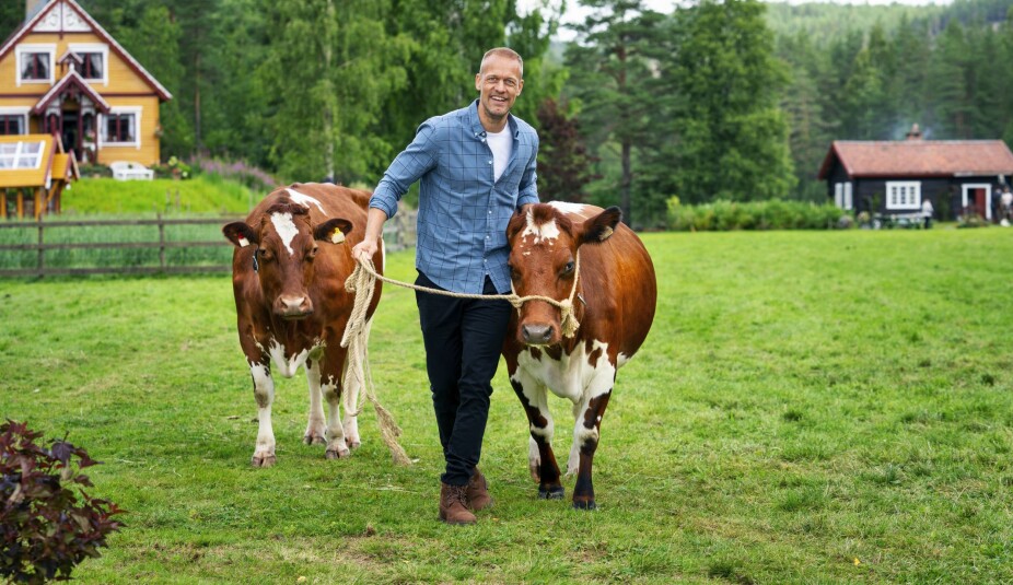 <b>ER SEG SELV:</b> For Mads er det viktig at han får være seg selv i rollen som programleder for Farmen.