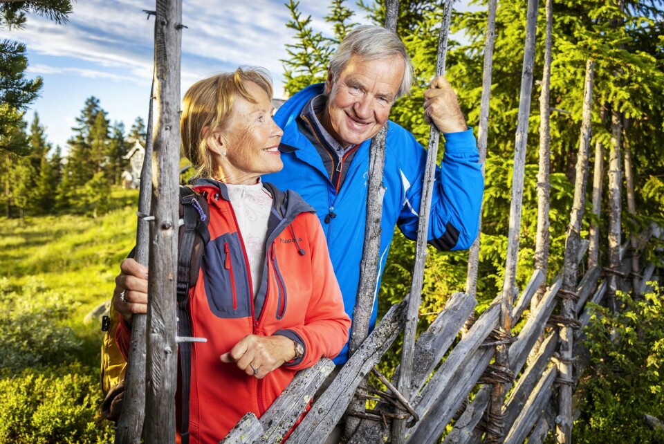 VAKKERT: – Det går ikke an å ha det bedre enn i Hallingdal, mener disse to.