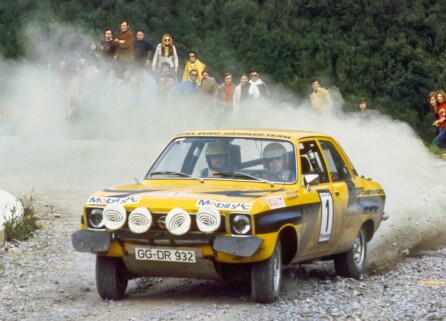 <b>VINNERBIL:</b> Walter Röhrl og Jochen Berger vant EM i rally i 1974 med en SR.
