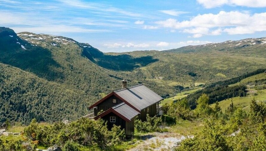 SOGN OG FJORDANE: Haugsstølen på 46 m2 bruksareal og 390 m2 tomt bruksareal har en prisantydning på 1.550.000