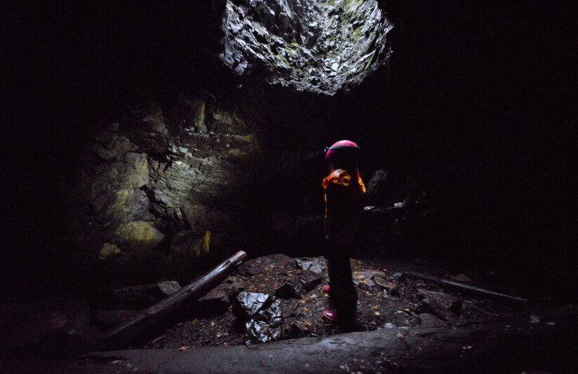 SOGN GRUVE: Malmutvinnnig ble startet her i denne gruva noen hundre meter øst for Sognsvann på 1500-tallet