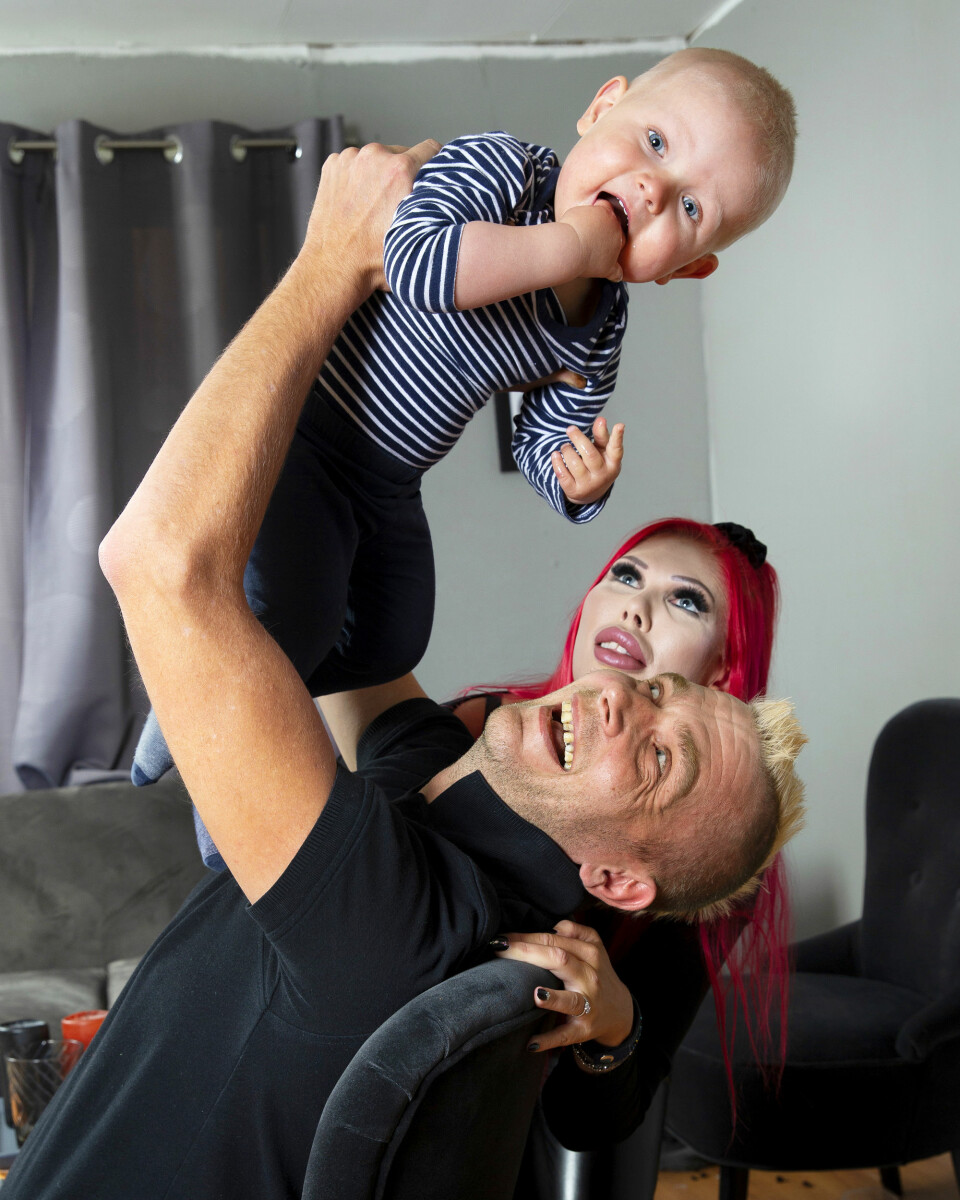 HERLIG GJENSYN: Det var fantastisk å se Willyam igjen etter «Farmen», men han kjente meg ikke igjen de første to minuttene. Men så kom han løpende og ropte «pappa» før han ga meg en skikkelig bamseklem. Det var veldig fint.